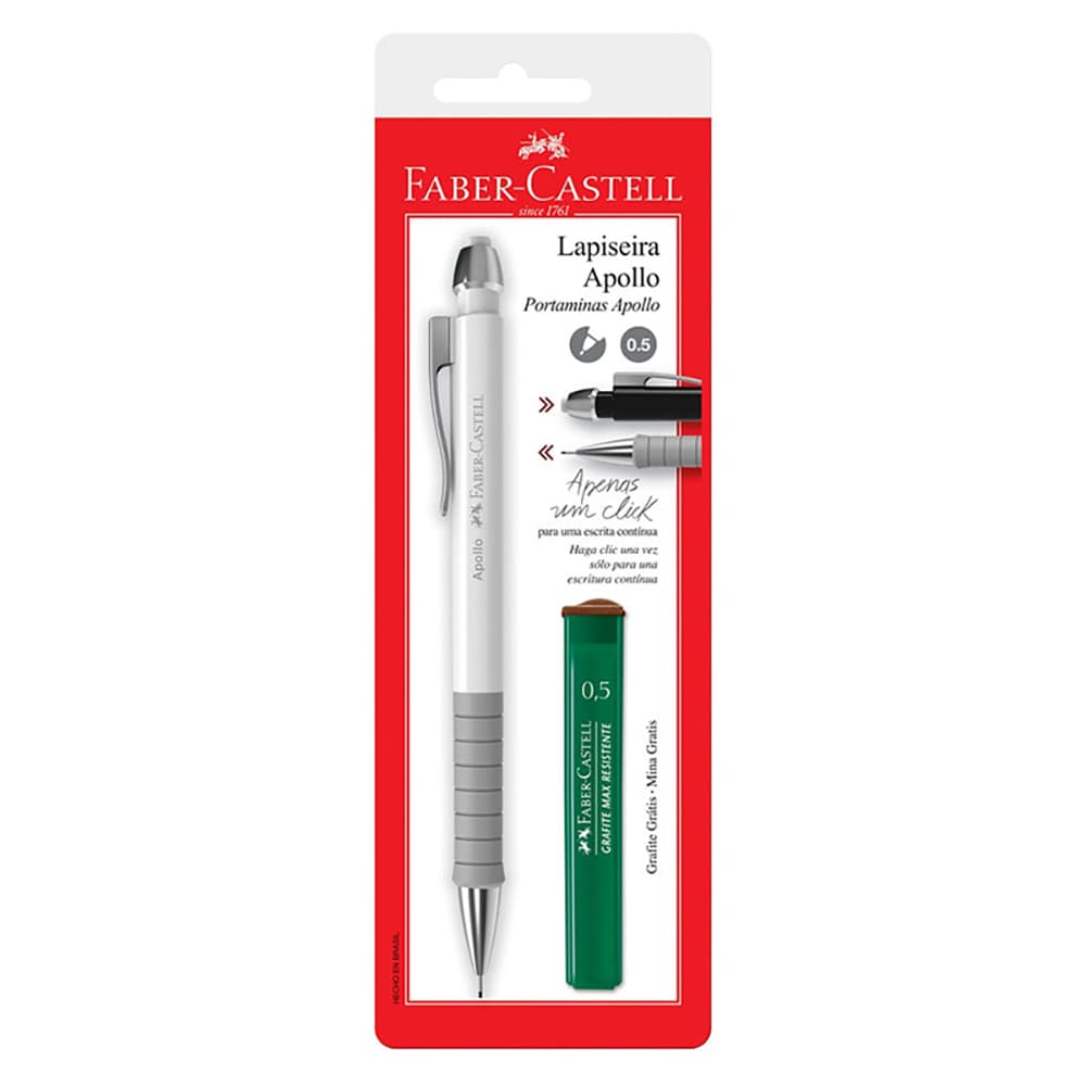 Lapiseira 0.5mm Apollo Mix SM/05LA\232595 com 1 unidade Faber-Castell