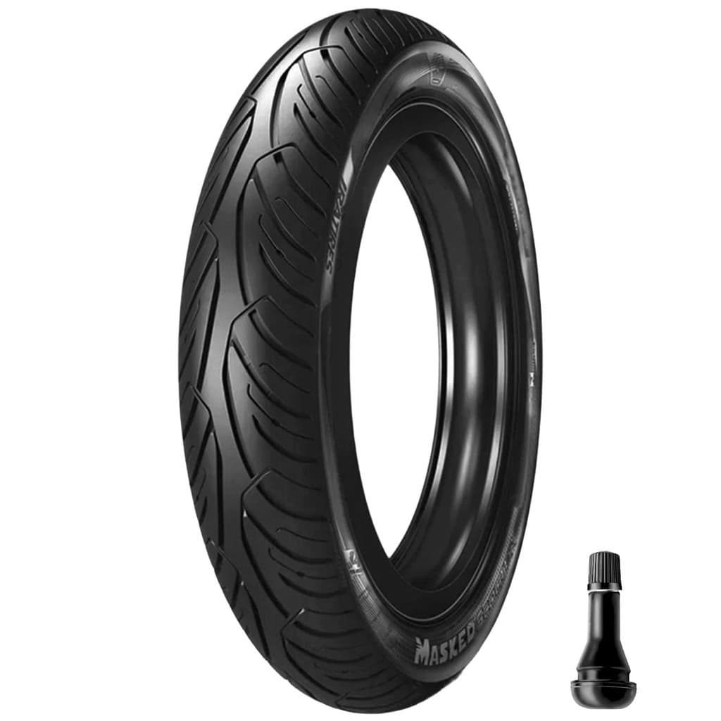 Pneu Aro 12 Ira 90/90-12 M/C 44J TL Masked Scooter + Válvula