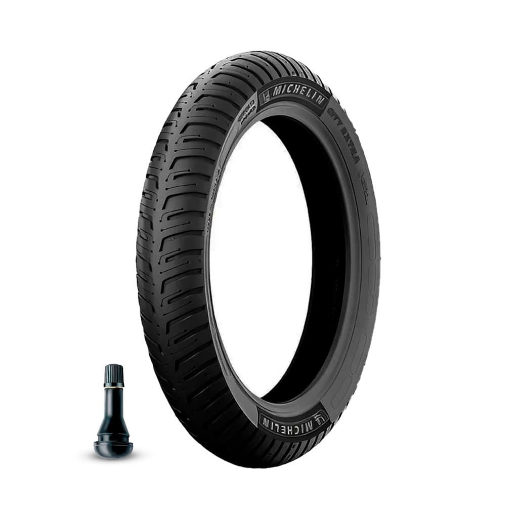 Pneu Michelin 90/90-18 M/C 57s City Extra F/R Tl Sem Câmara + Válvula CG/Todos Modelos