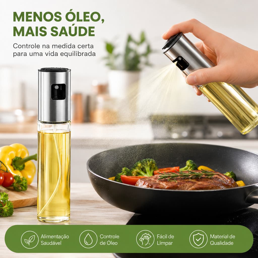 1/2/3 Peças Borrifador Azeite Pulverizador Premium Culinário Adequado Para Cozinhas 100ml Promoção