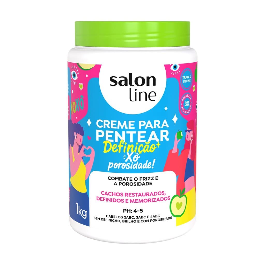 Creme para Pentear Xô Porosidade! Definição & Selagem Máxima 1kg