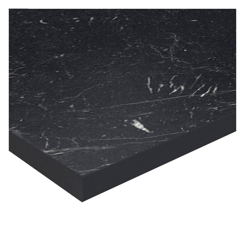 Tampo 100% MDF para Balcão de Pia 120 cm Nero Marquina Madesa