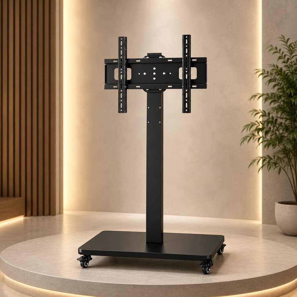 Pedestal Móvel para TV 32 a 60 Polegadas com Rodízios Giro 90 Graus VESA 400x400 LE-3425