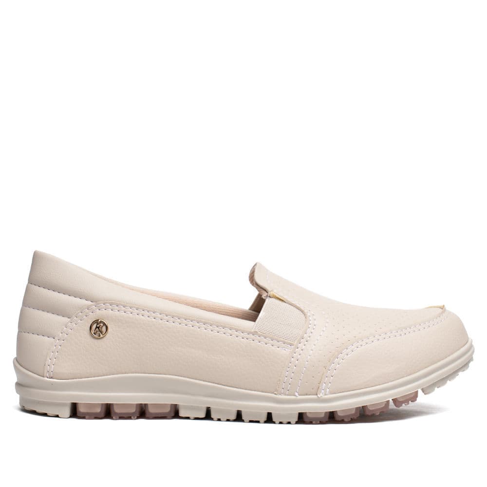 Tênis Feminino Kolosh Slip On Creme