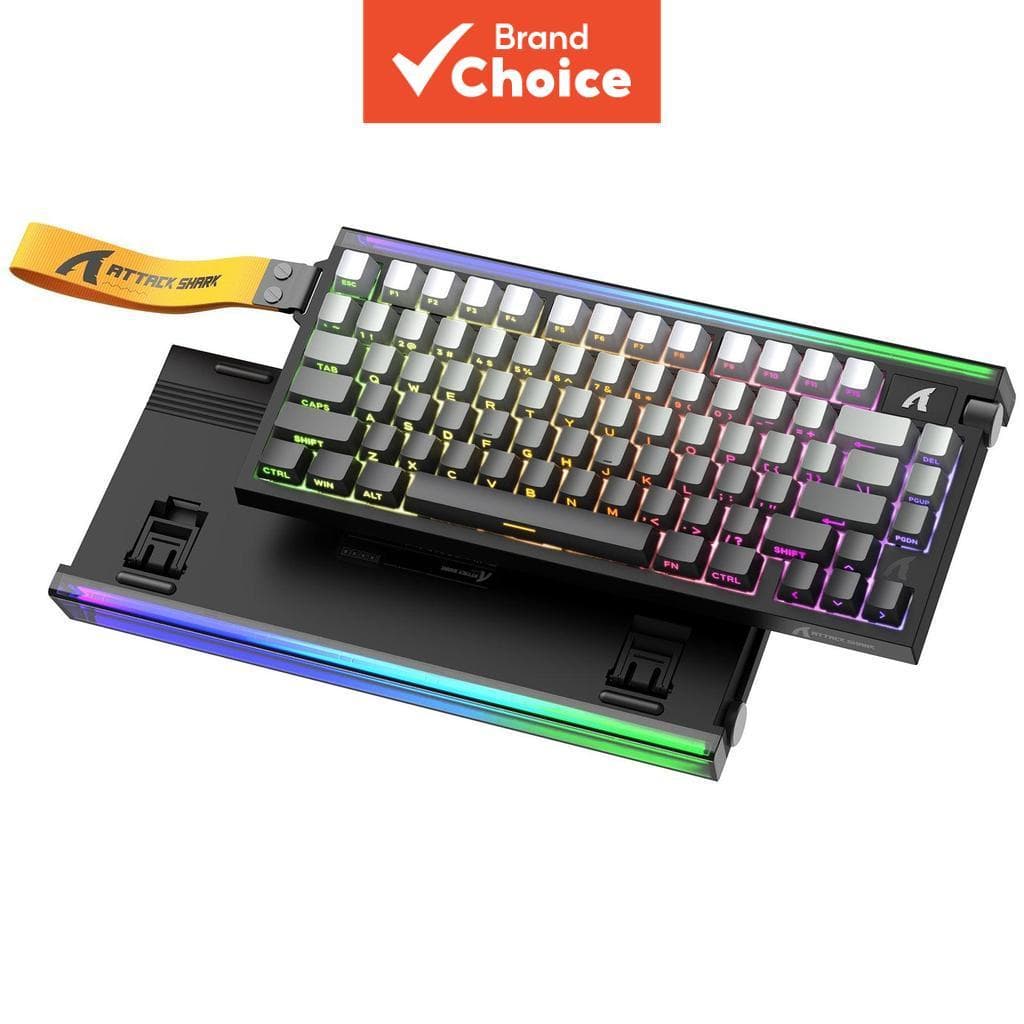 Teclado de Interruptores Magnéticos Premium SHARK R85HE, 8K de Taxa de Amostragem, 0,005mm de Tempo de Resposta,