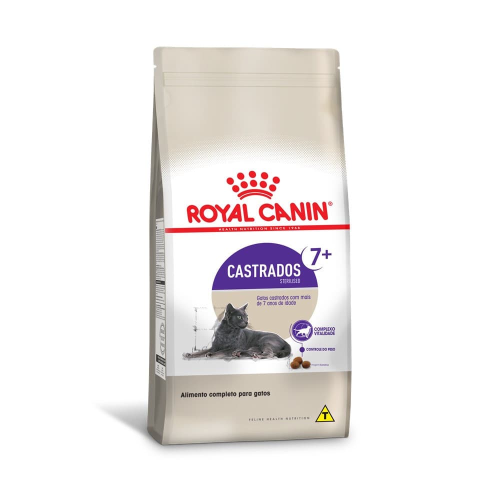 Ração Seca para Gatos Adultos Castrados Acima de 7 Anos Royal Canin 1,5 Kg