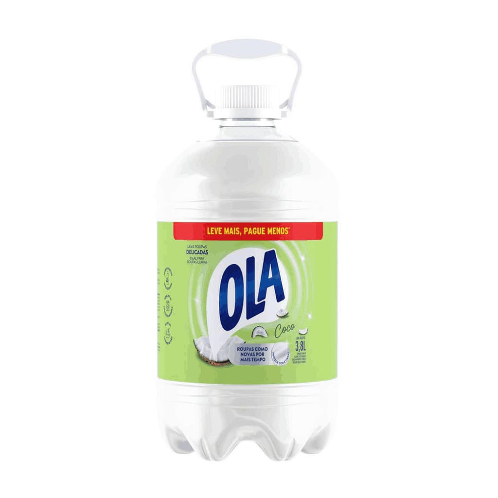 Sabao Liquido Ola Coco Roupas Delicadas 3,8l