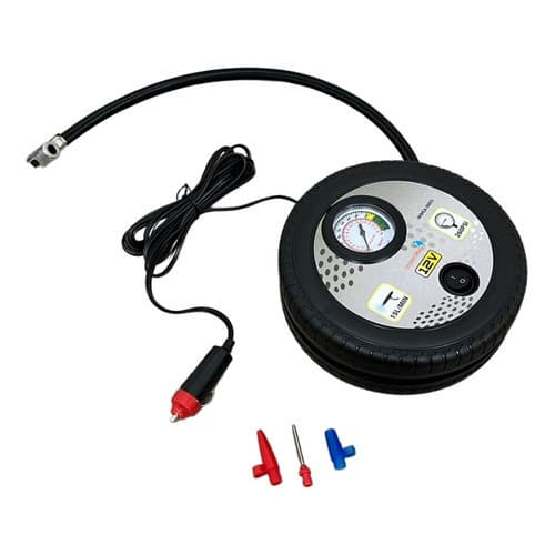 Mini Compressor de Ar Importway 260 PSI Portátil 12V para Pneus de Carros, Motos, Bicicletas, Boias e Bolas
