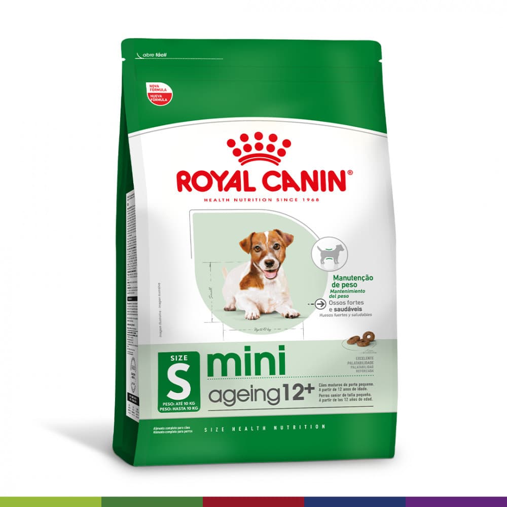 Ração Mini Ageing 12 para Cães Senior de Porte Pequeno Royal Canin