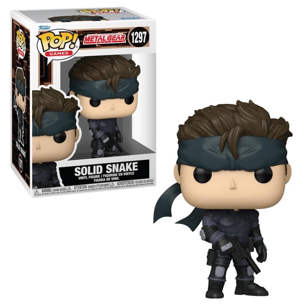 Boneco Funko Pop! Metal Gear Solid - Solid Snake
