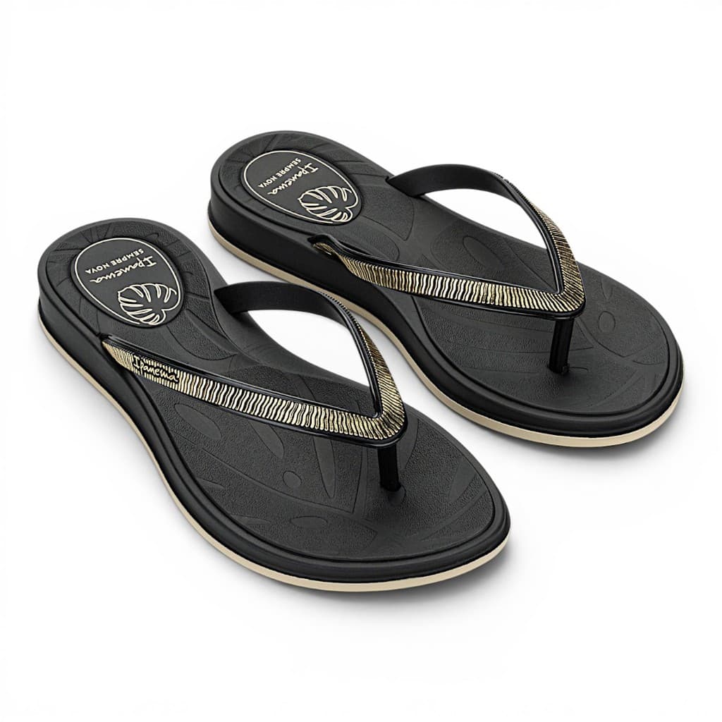 Chinelo Glitter Feminino Ipanema Glow Original Confortavel