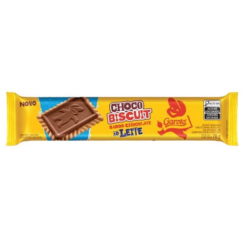 Garoto Biscoito com Chocolate Chocobiscuit ao Leite 78g