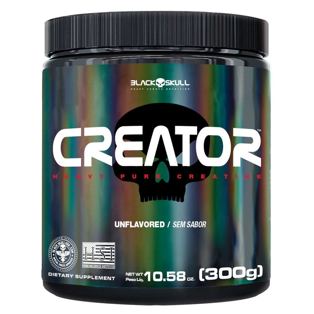 Creator - Creatina Monohidratada - 300g - Black Skull