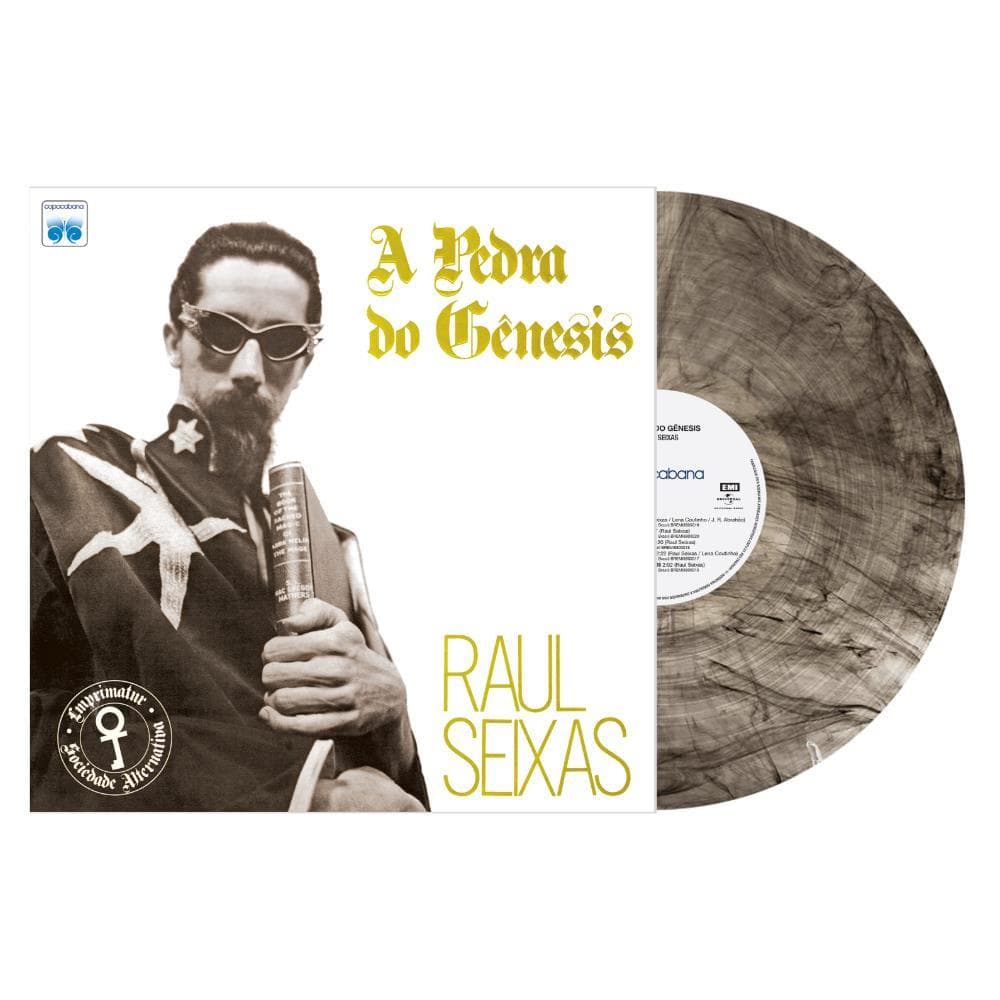 Vinil Raul Seixas - A Pedra do Gênesis (1988 / LP Fumê Translúcido Esfumaçado)