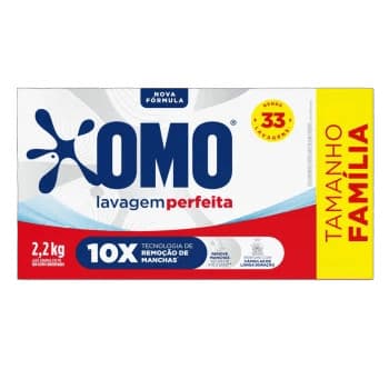 Omo Lava roupas em pó lavagem perfeita 2.2kg