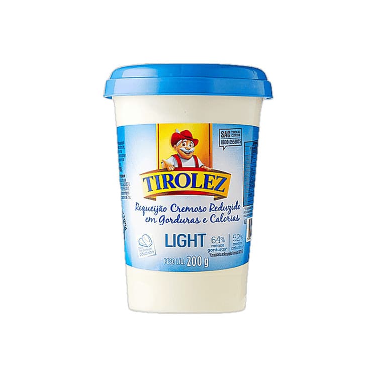 Tirolez Requeijão light 200g
