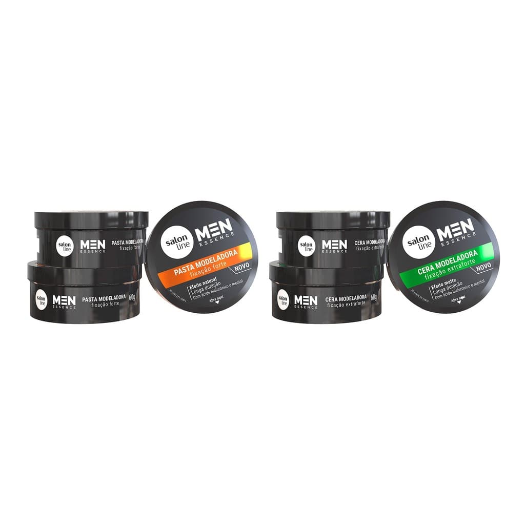 Kit Men Essence com Pasta e Cera Modeladora