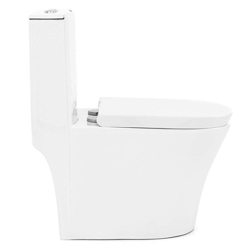 Kit Vaso Sanitário Monobloco e Acessórios Modaza Puri 272, 3 a 6 Litros, Branco