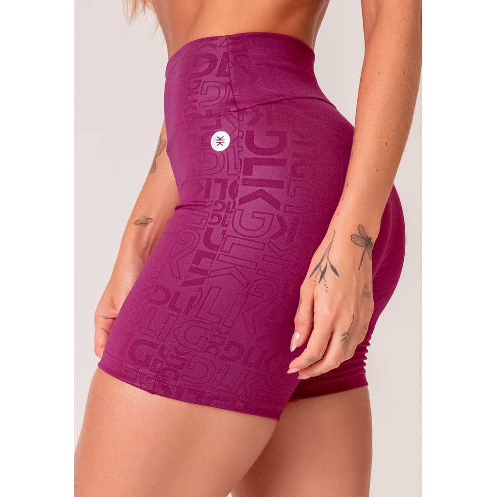 BERMUDA FITNESS FEMININA LOGOMANIA REFLECTIONS DLK