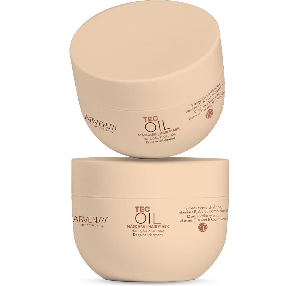 Máscara Capilar Arvensis Tec Oil 12 Óleos 300g