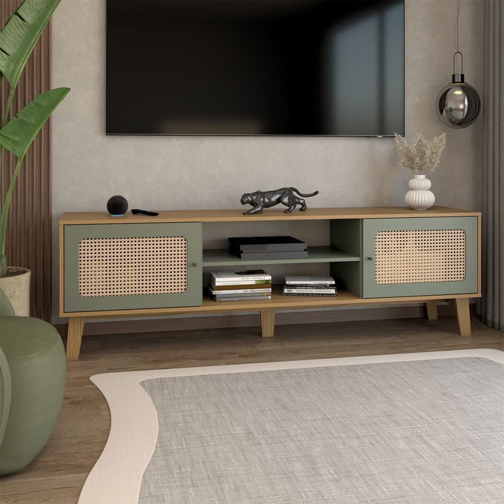 Rack para TV Até 75 Polegadas Retro 2 Portas - Panorama Móveis