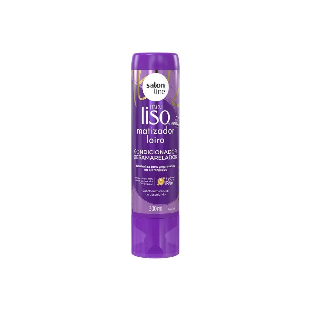 Condicionador Meu Liso Matizador Loiro Salon Line 300ml