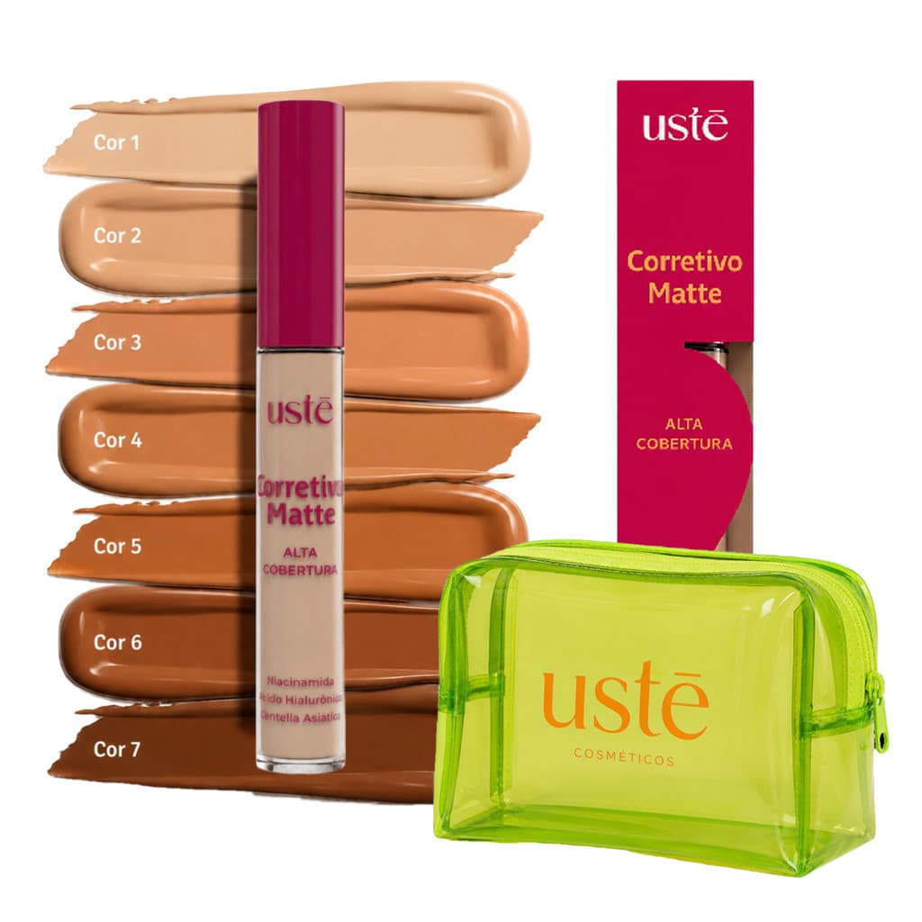 Corretivo Matte Alta Cobertura Uste + Brinde (Necessaire) Boca Rosa Payot 4,5g