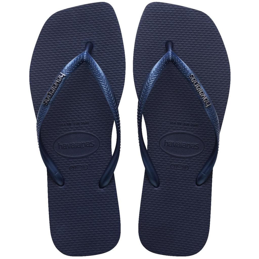 Chinelo Havaianas Slim Square Logo Metallic
