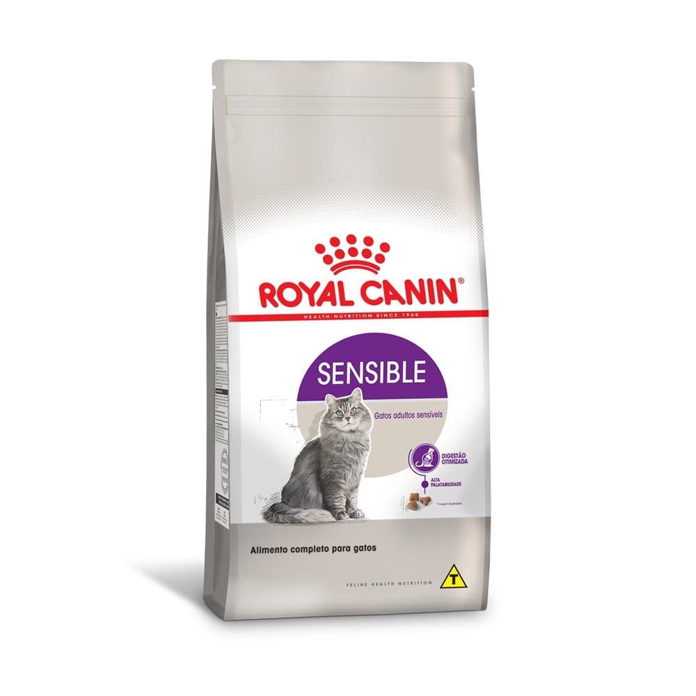 Ração Seca Sensible para Gatos Adultos 7,5 Kg Royal Canin