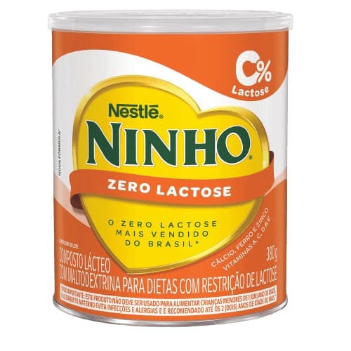 Ninho Composto lácteo zero lactose Forti+ 380g