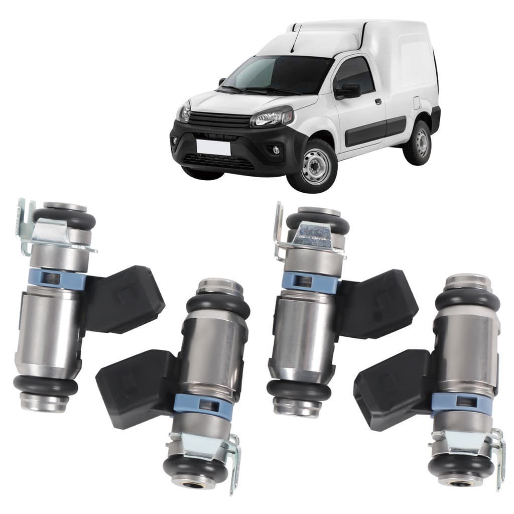 Kit 4 Injetor De Bico Fiat Palio Siena Uno 1.0 1.5 8v 96 97 98 99 Iwp065 Mbz065