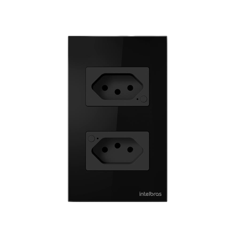 Tomada Inteligente Wi-Fi Preta ETW 1002 Intelbras