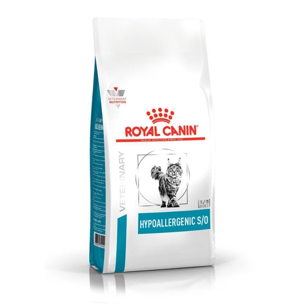 Ração Seca Veterinary Diet Hypoallergenic 400g para Gatos com Sensibilidades Alimentares Royal Canin