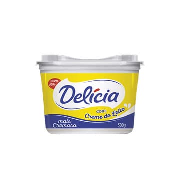 Delícia Margarina c/ Sal e Creme de Leite 500g