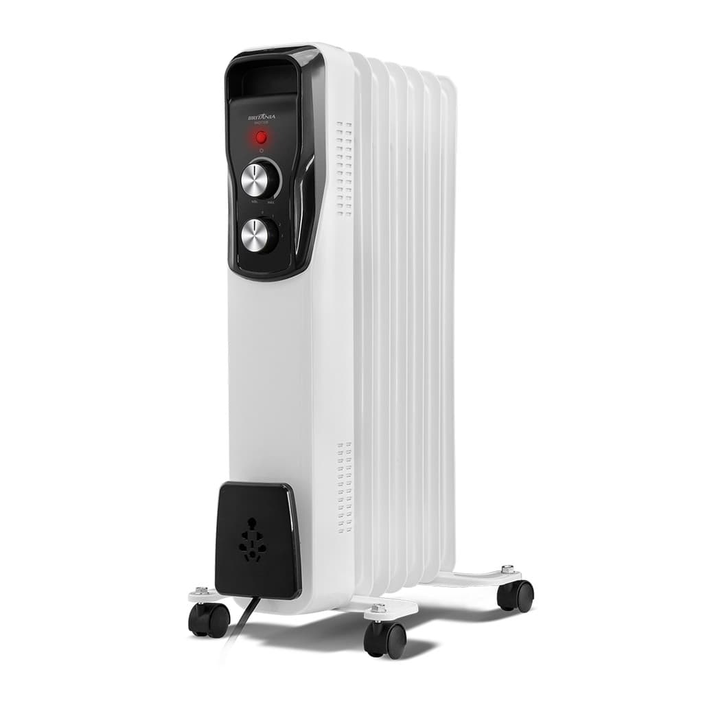Aquecedor a Óleo Britânia 3 Níveis 1500W BAQ1720B Branco