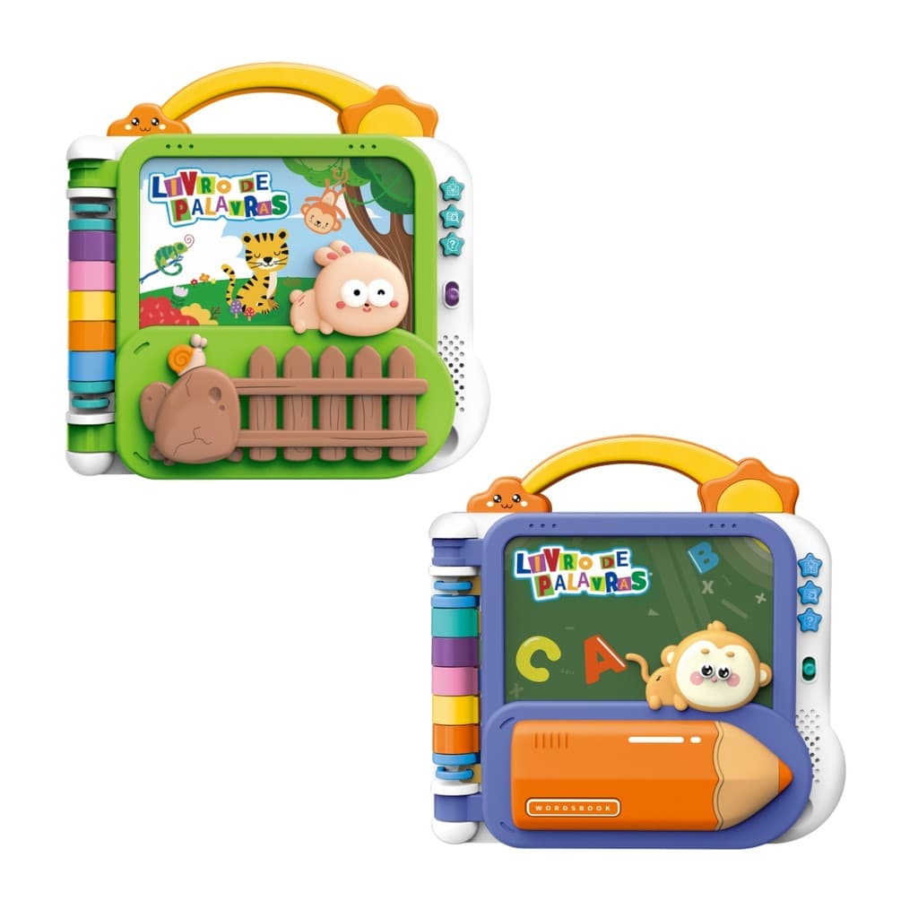 Livro Educativo Interativo de Palavras para Bebê - Maxi Baby