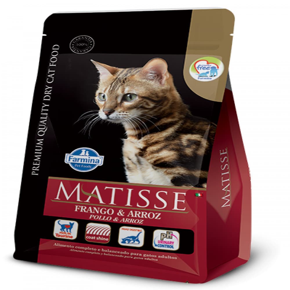 Matisse para Gatos Adultos de Todas as Raças Sabor Frango e Arroz 800g