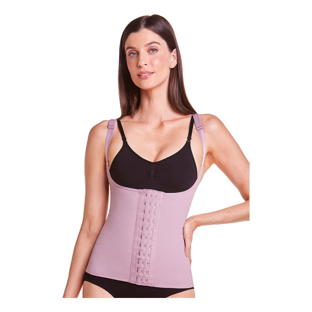 Cinta Modeladora Corset Colete Abdomninal Melhora Postura Abertura Frontal Reduz Medidas Plié