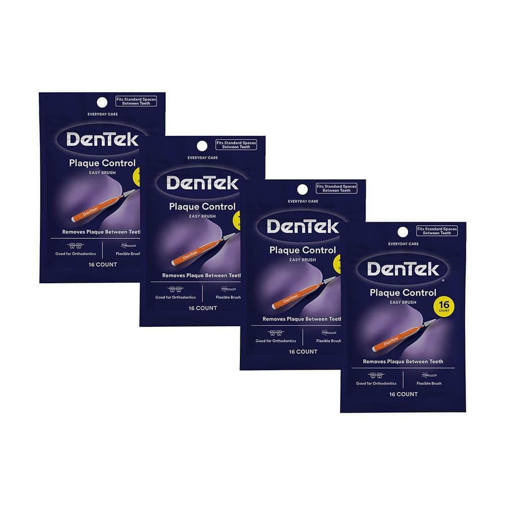 Kit Escova Interdental DenTek Easy Brush Padrão 64 unidades