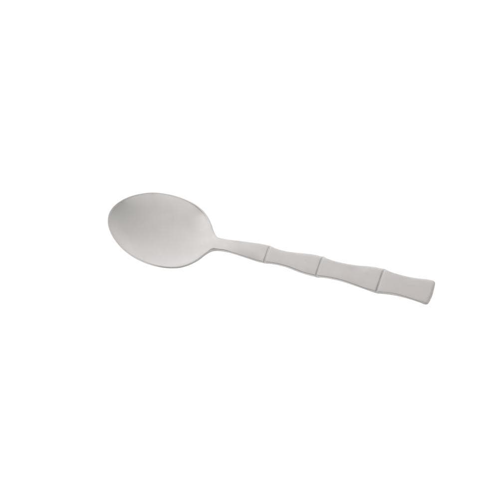 6 Colheres para Sobremesa Lyor Bambu Elegant de Aço Inox
