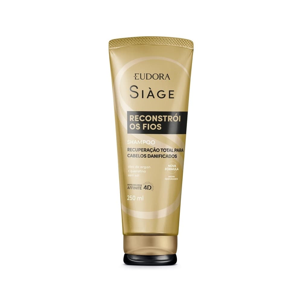 Eudora Shampoo Siàge Reconstrói Os Fios 250ml