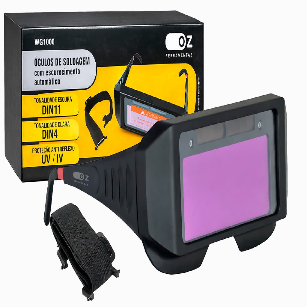 Óculos De Solda Para Soldador Com Escurecimento Automático Ozline
