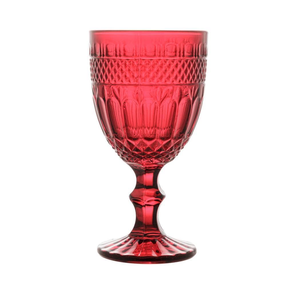 Taça para Água Brand 320ml Vermelho Vidro Wolff