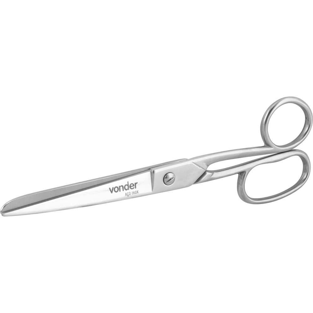 Tesoura Alfaiate 20cm Em Aço Inox Metálica Vonder