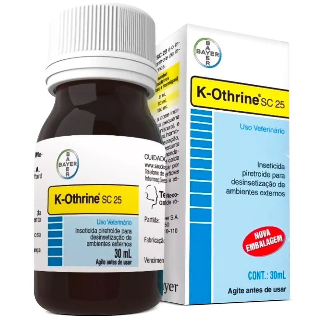 K-Othrine SC 25 30ml Contra Barata Formiga Mosca