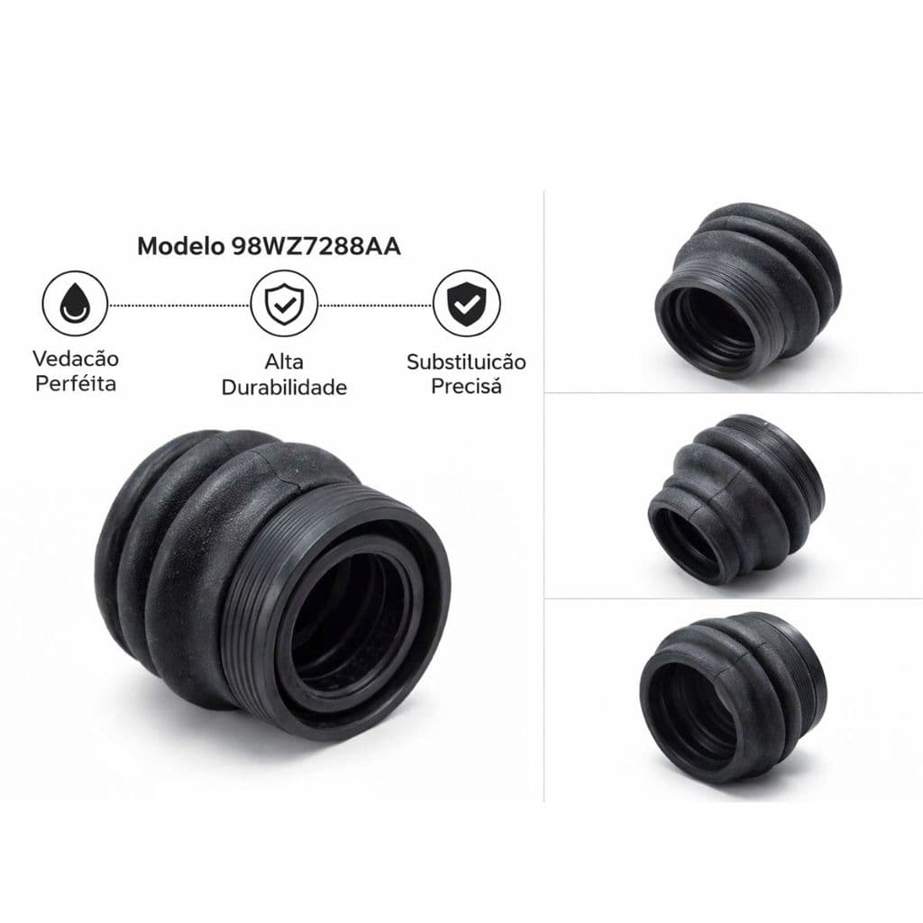 Retentor Haste Trambulador Seletora Marcha Cambio Ford Fiesta Ka Ecosport New Fiesta Focus