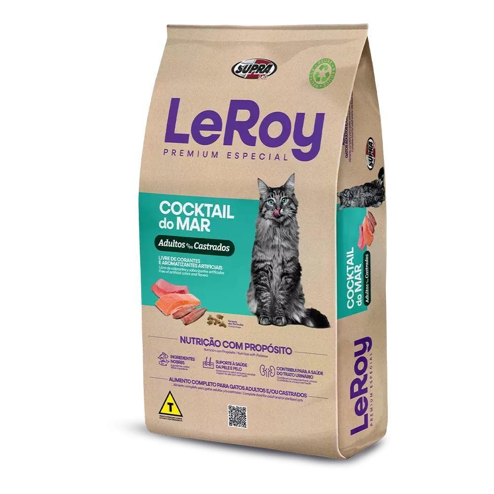Ração  Supra Leroy Cocktail Do Mar 1kg