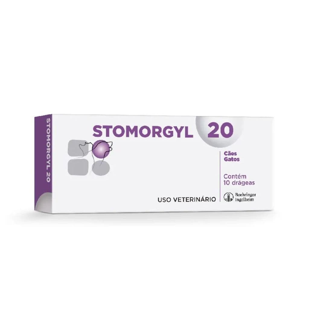 Stomorgyl 20 Afecções Bucodentárias Em Cães e Gatos 10 Comp.