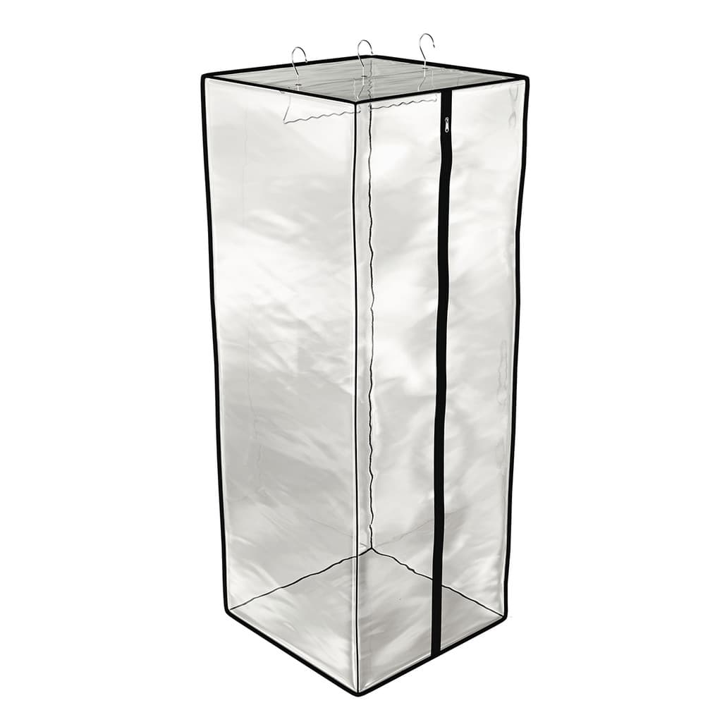 Organizador de Closet Euro Home com Zíper para Vestidos, Casacos Ternos e Roupas Longas