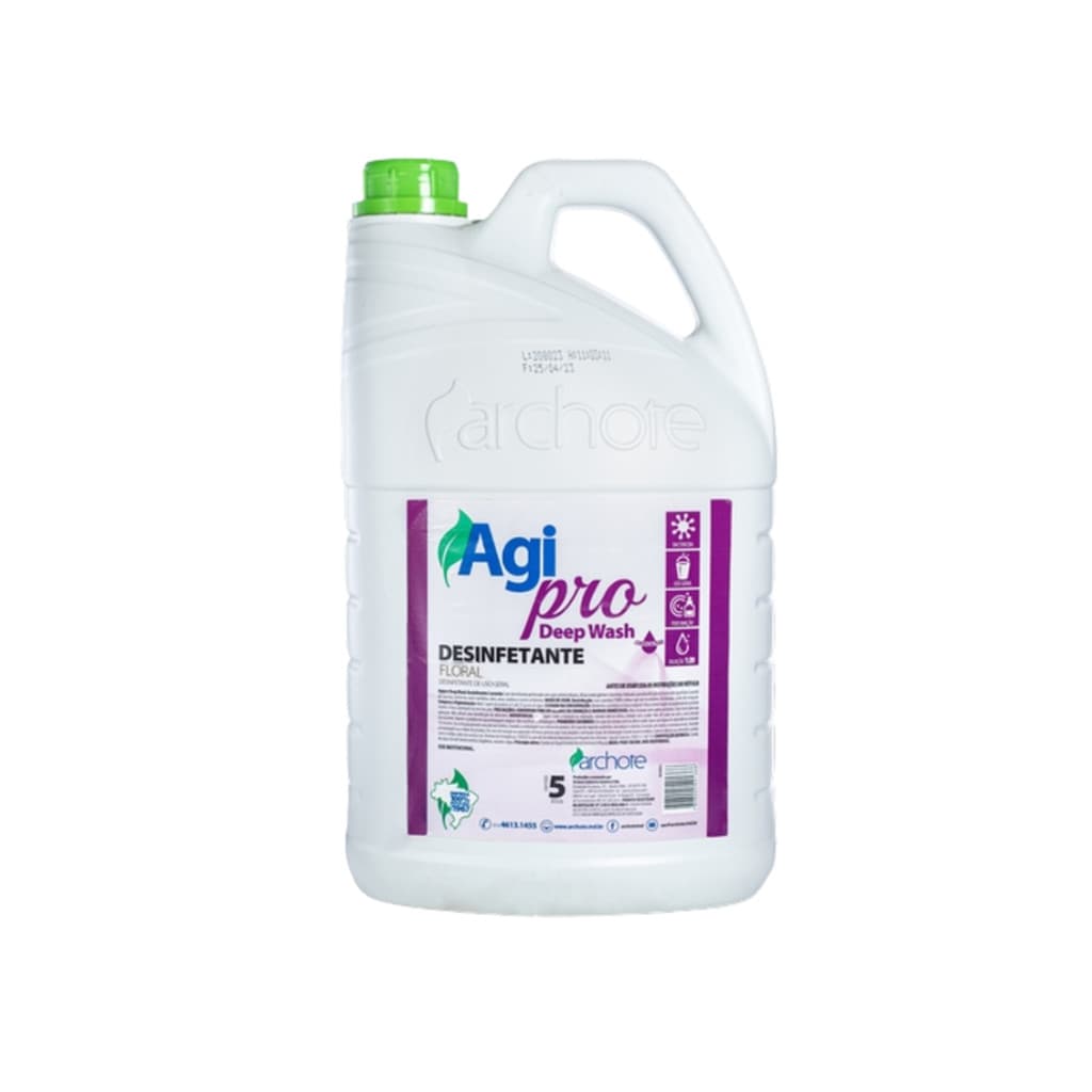 Desinfetante Deep Wash Floral 5L Agipro